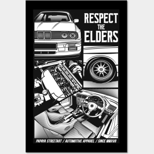 BMW E30 - PAPAYA STREETART Posters and Art